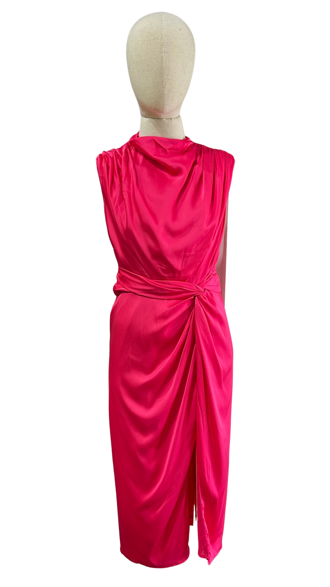 Satin Midi Dress