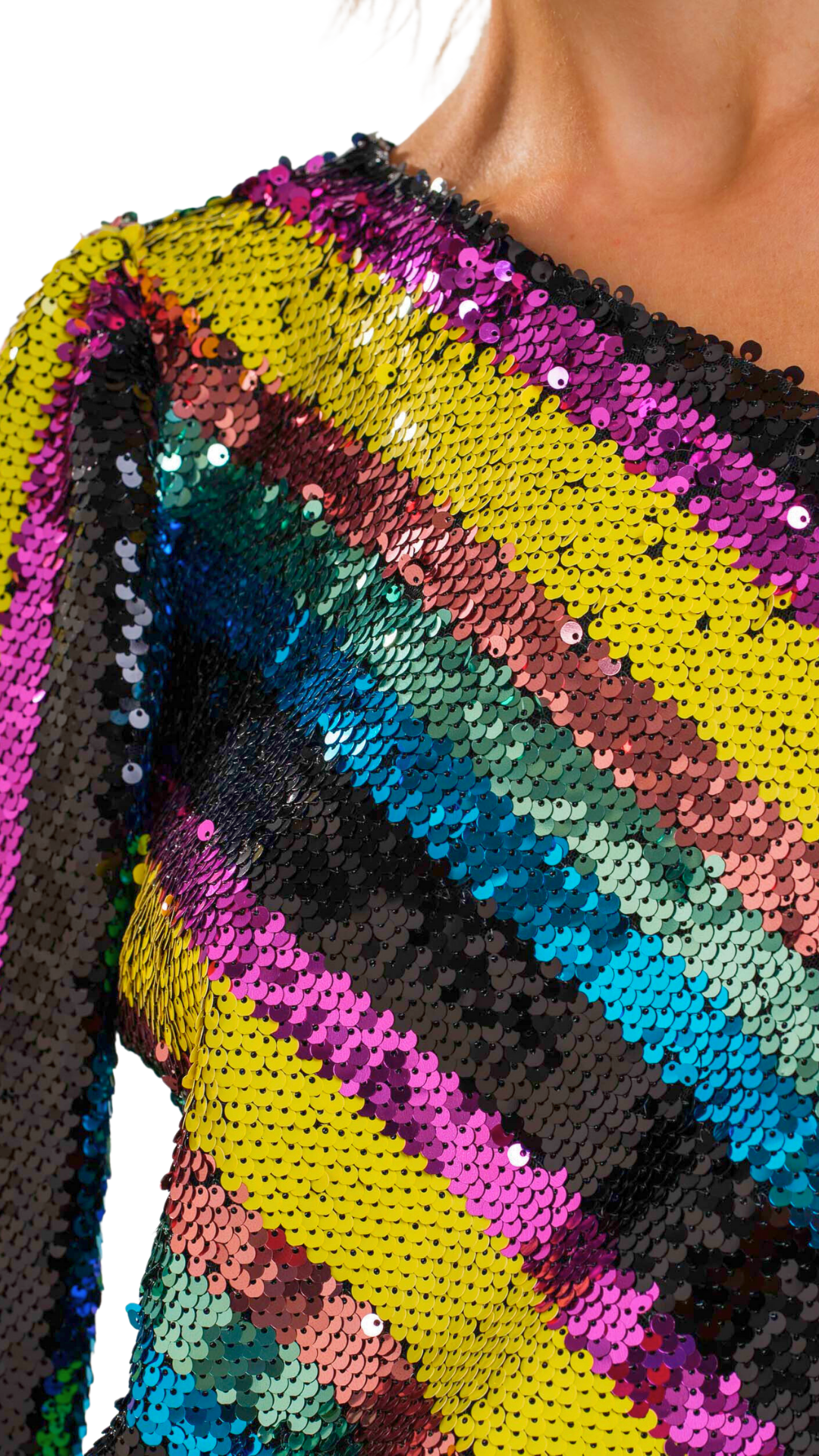 Color Sequin Top
