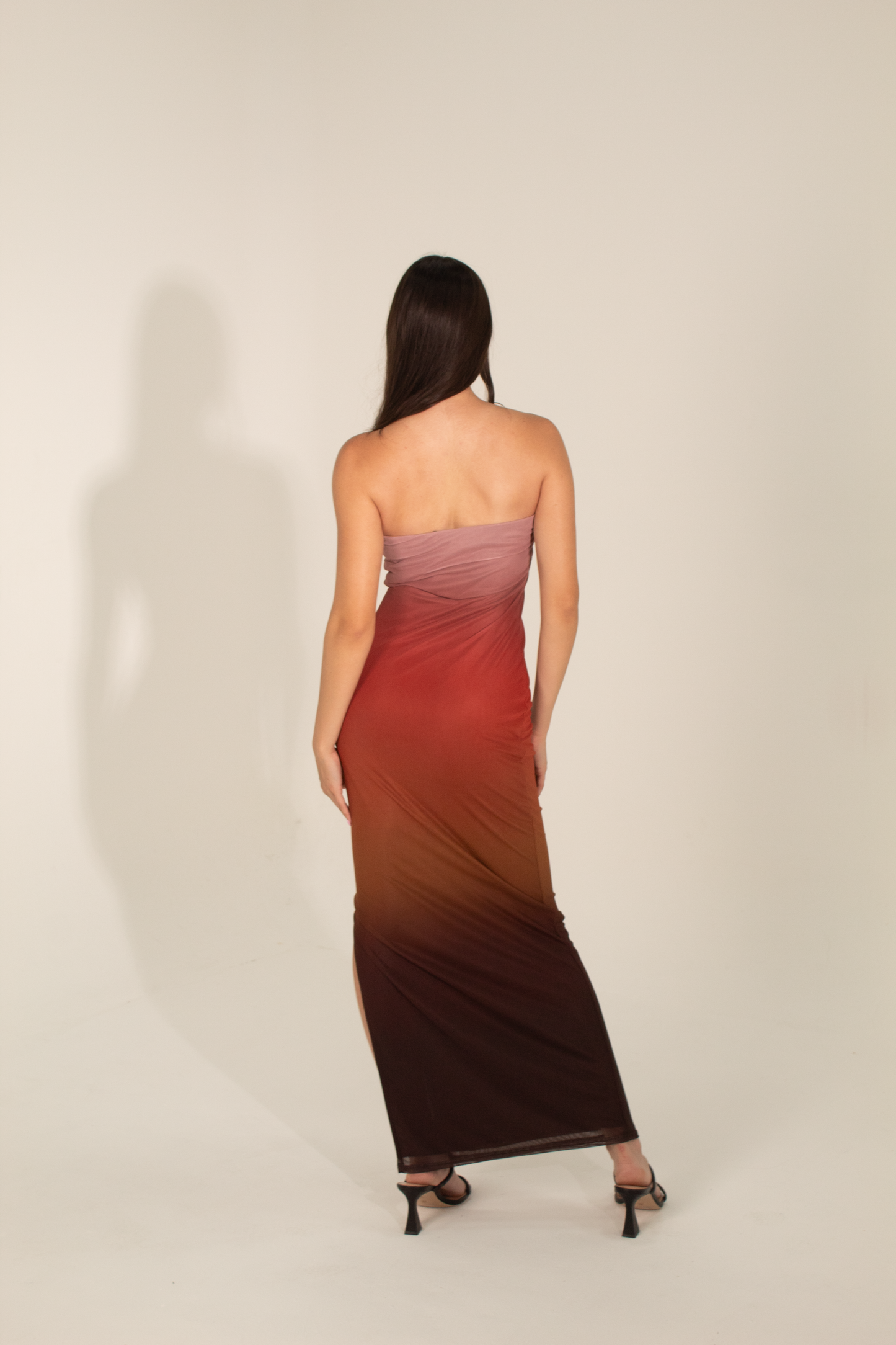 Gradient Mesh Bodycon Dress
