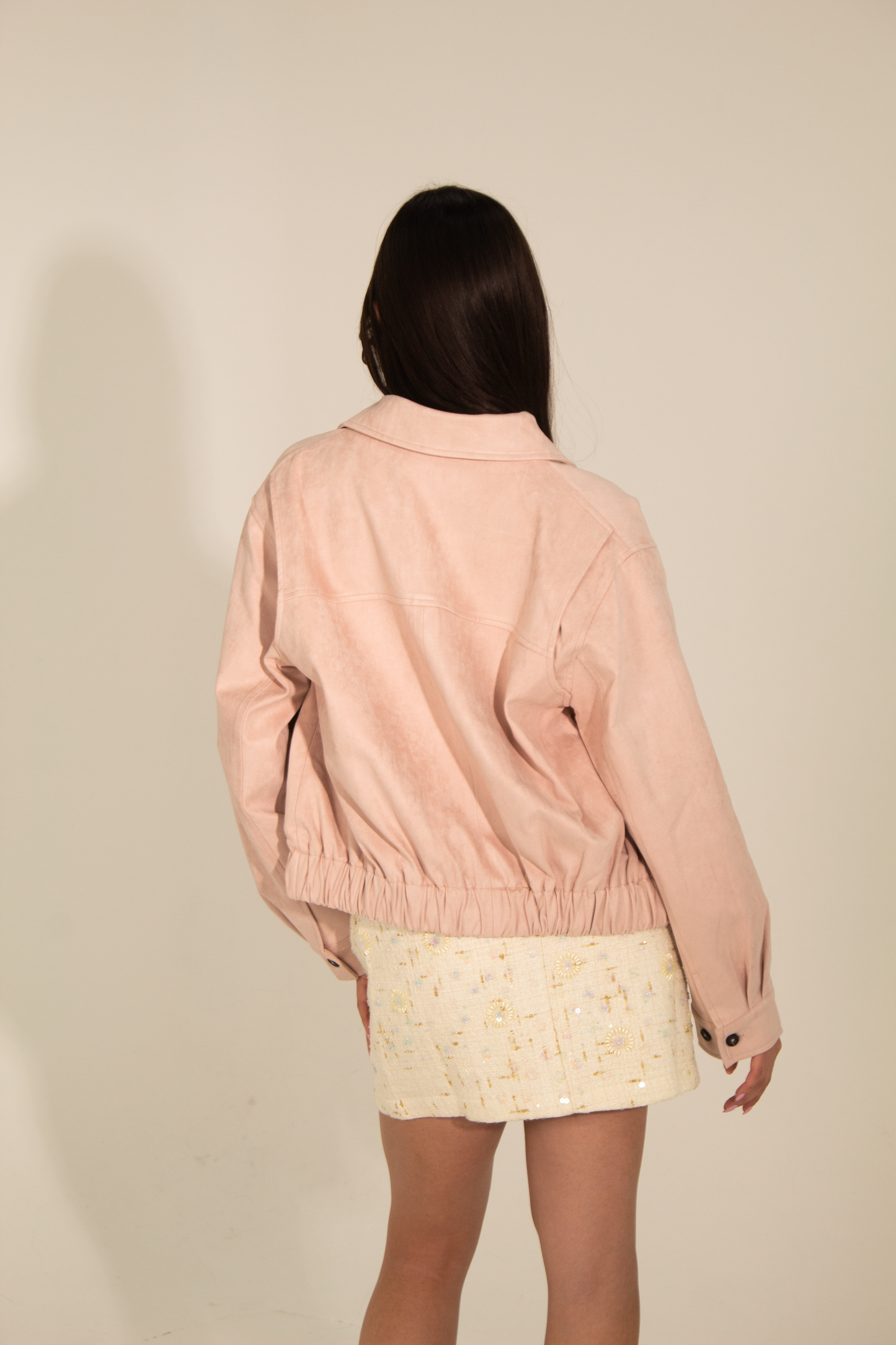 Pink Suede Jacket