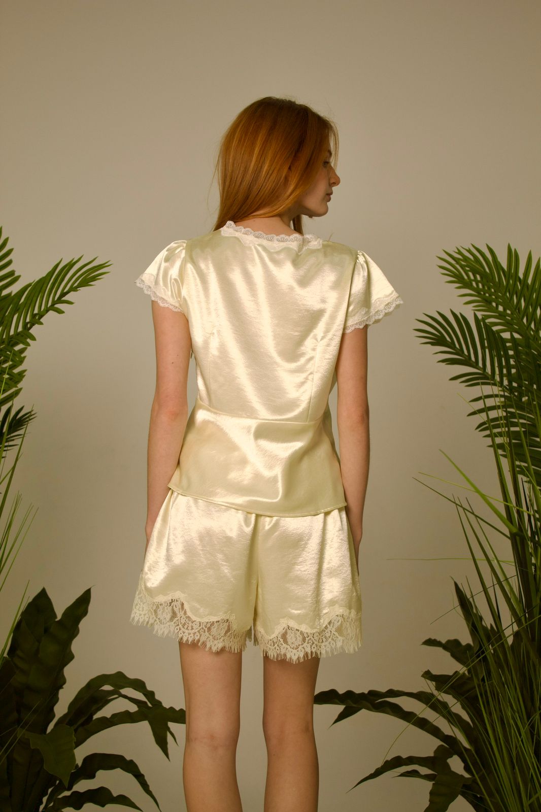 Lucia satin top