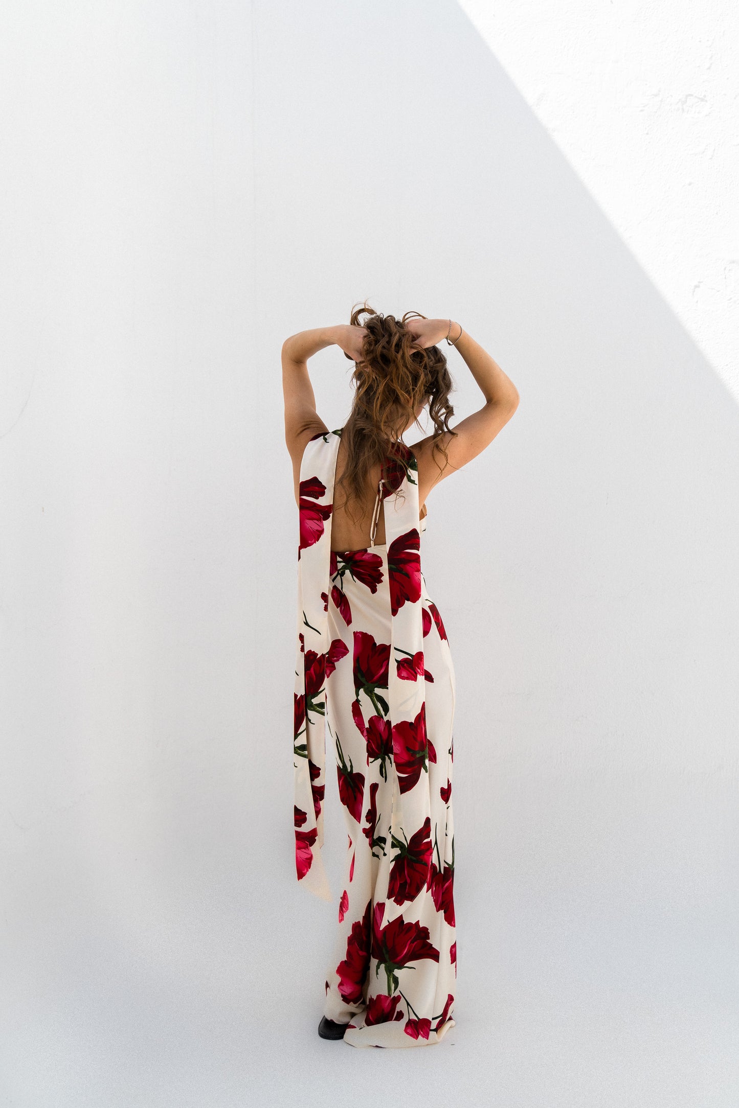 Roses halter dress