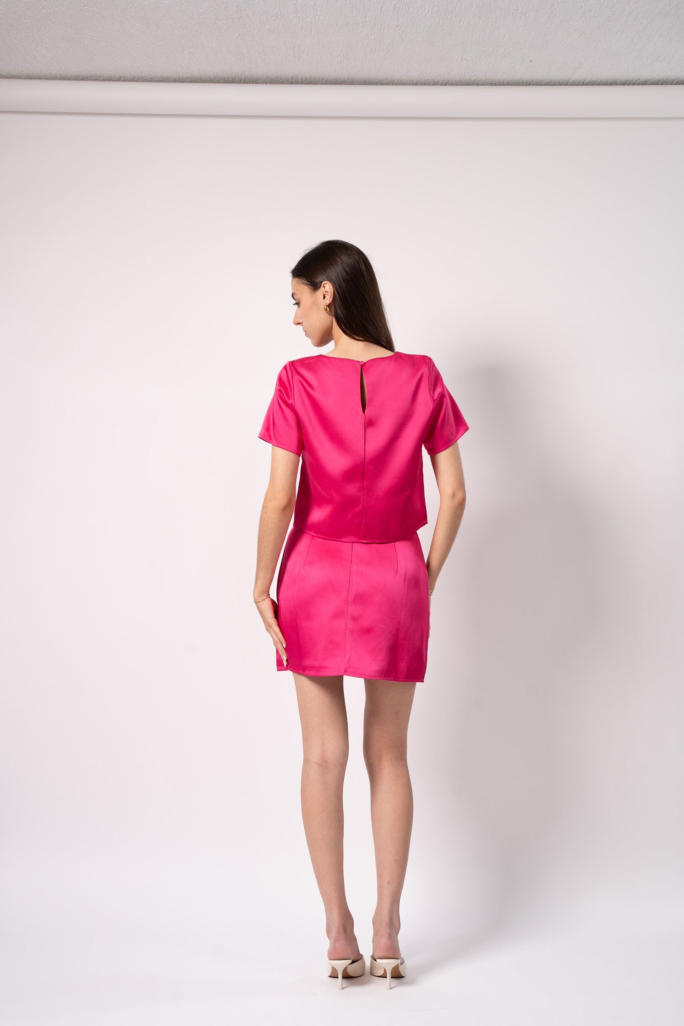 Satin Pink Blouse