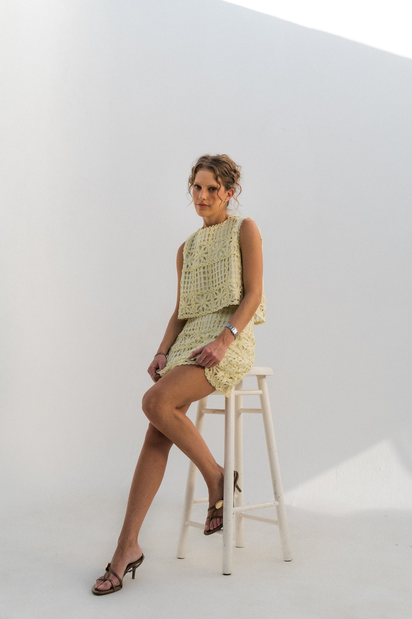 Crochet butter skirt