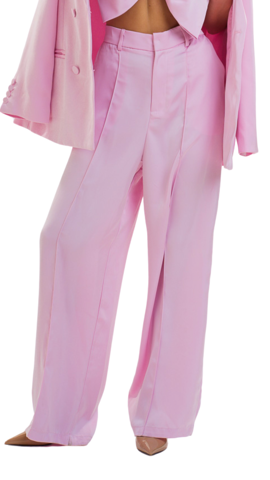 PREORDEN Pink Satin Pants