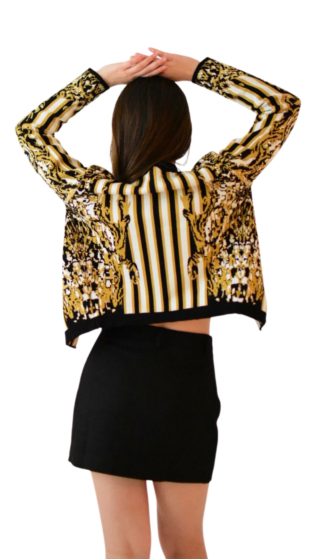 Black And Gold Cardigan