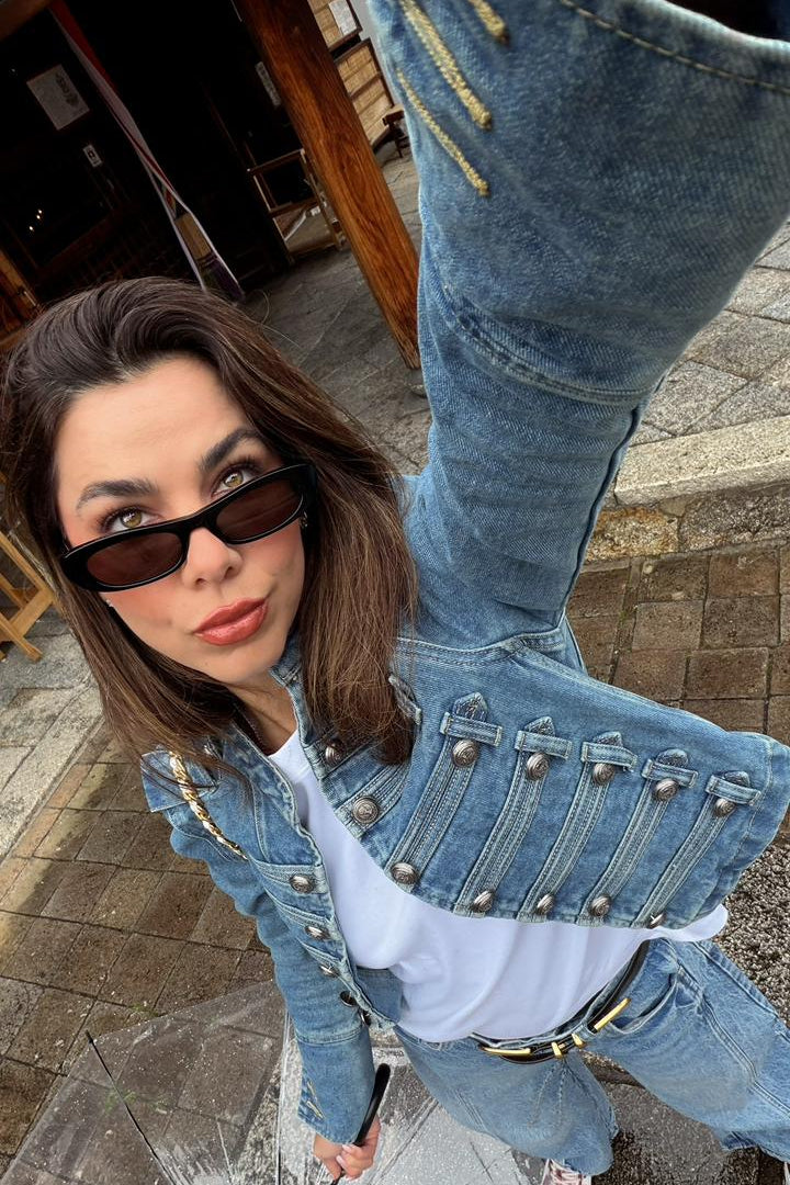 Napoleón denim jacket PREORDEN – Zalma Apparel