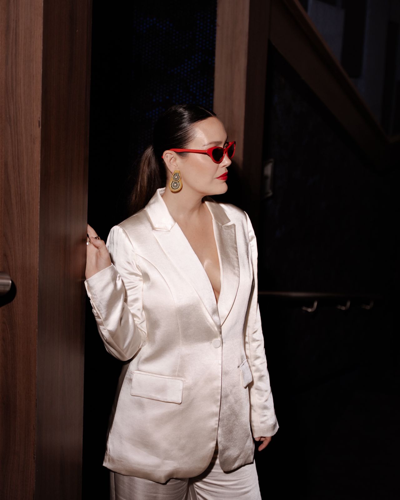 Satin pants