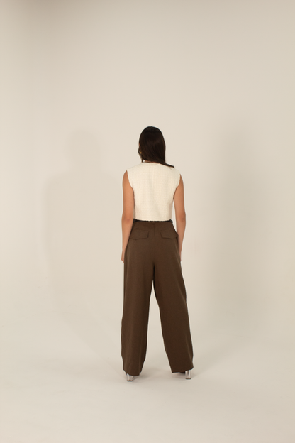 Brown Pants with Belt