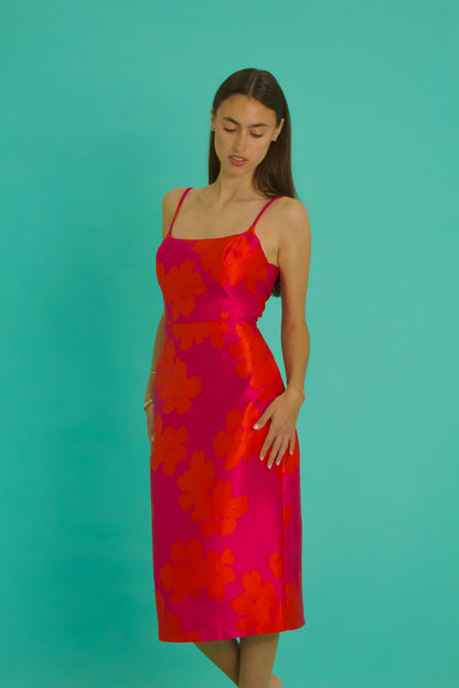 The Floral midi dress