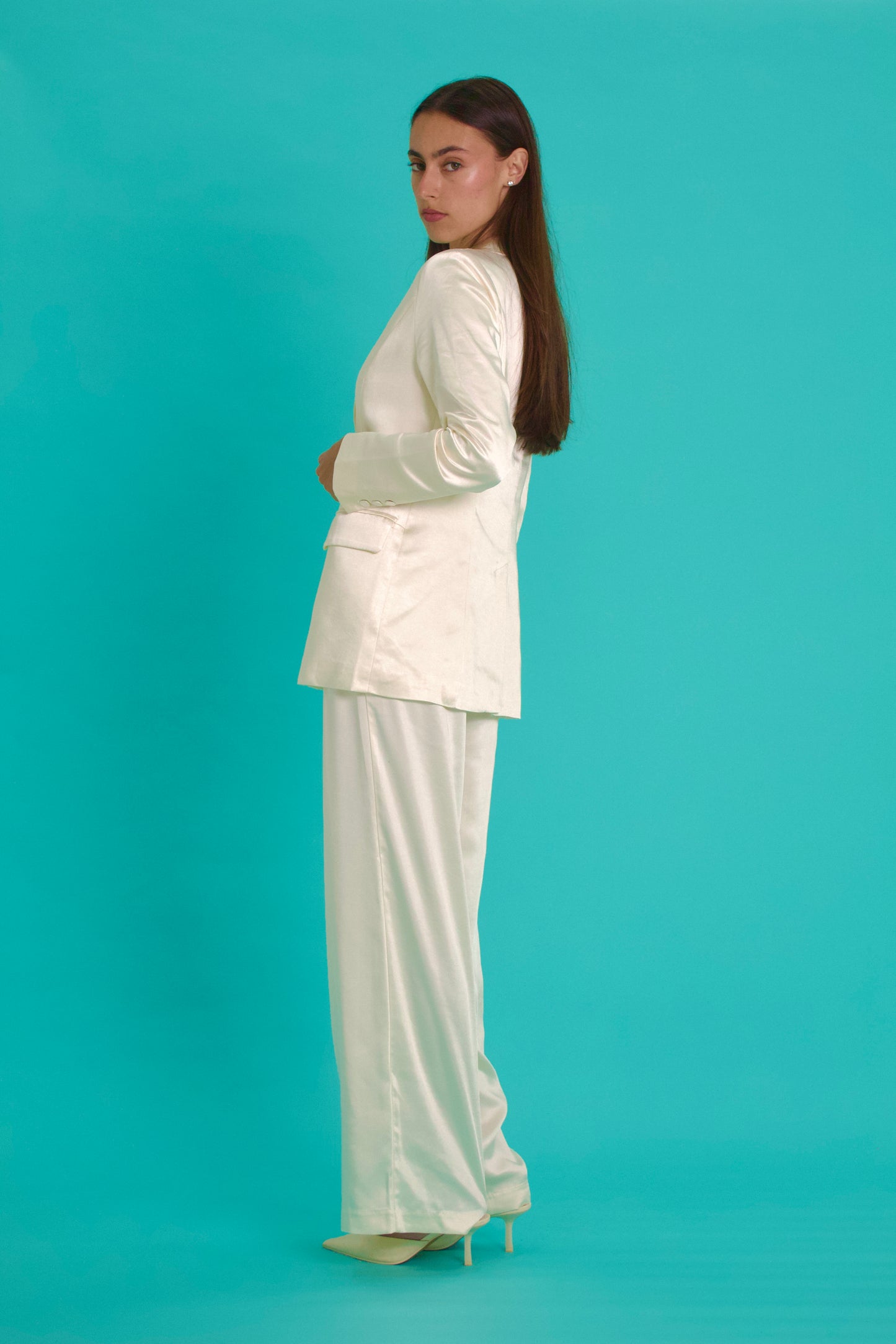 Satin pants