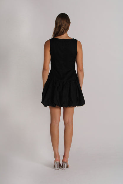Ballon Linen Dress