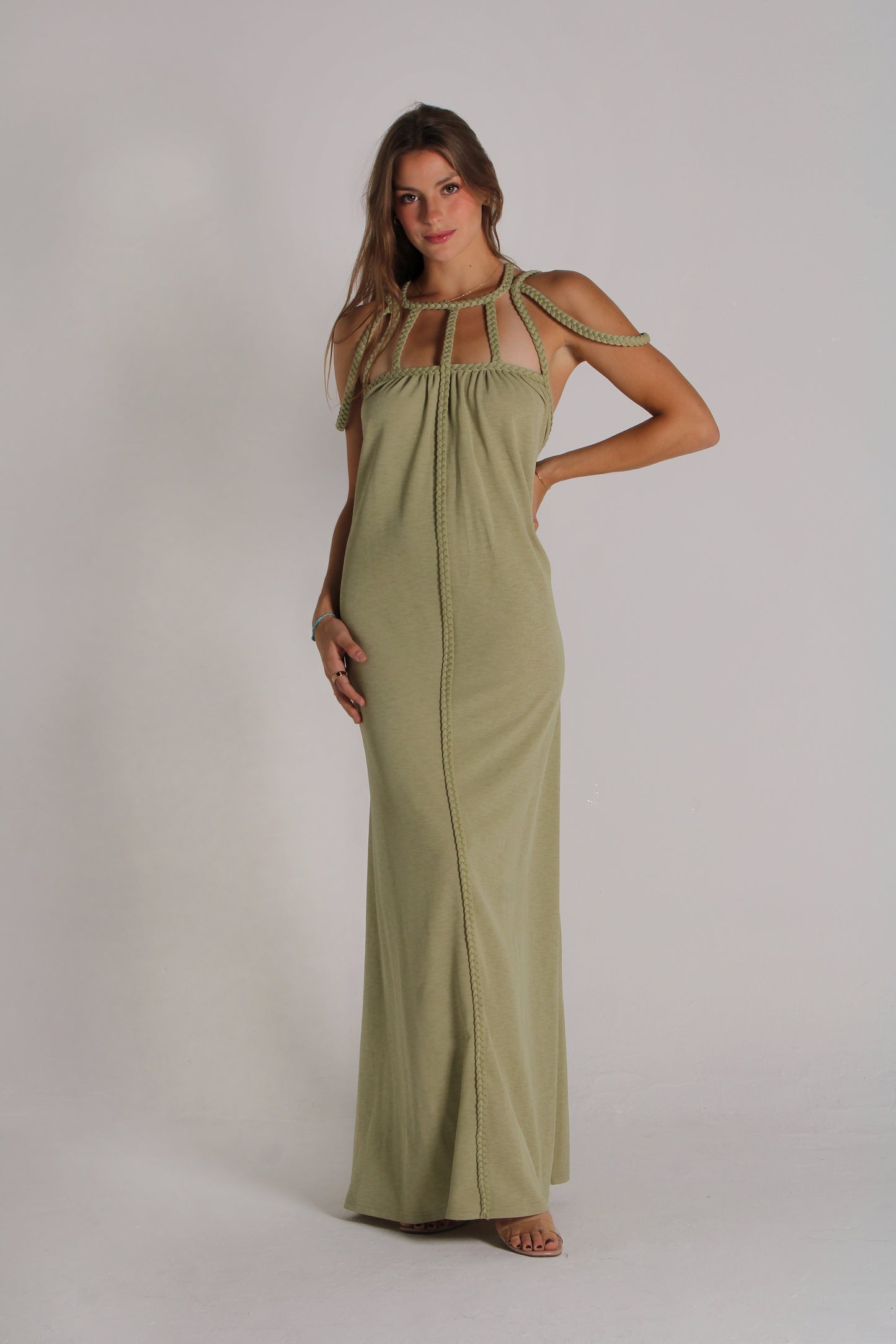 Braided Strap Dress