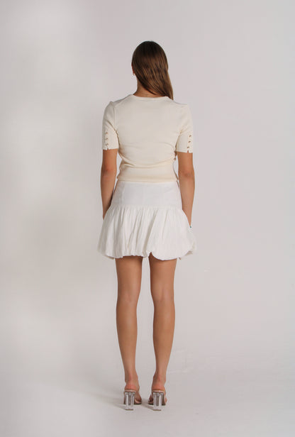 Ballon Linen Skirt