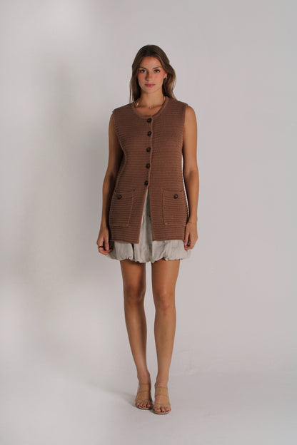 Ballon Linen Skirt
