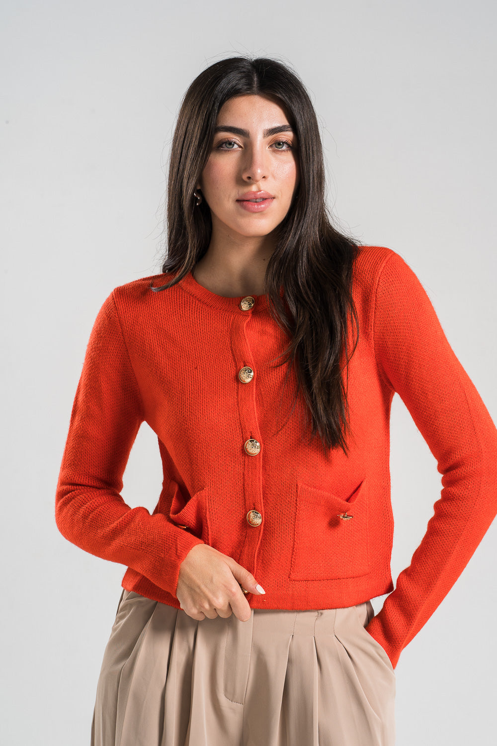 Orange Sweater