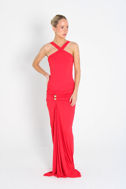 Long Red Dress