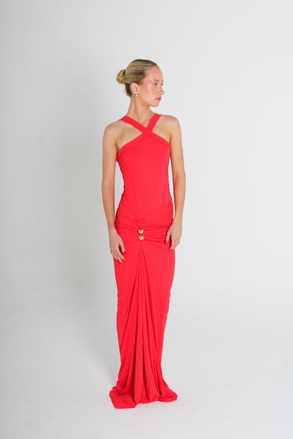 Long Red Dress