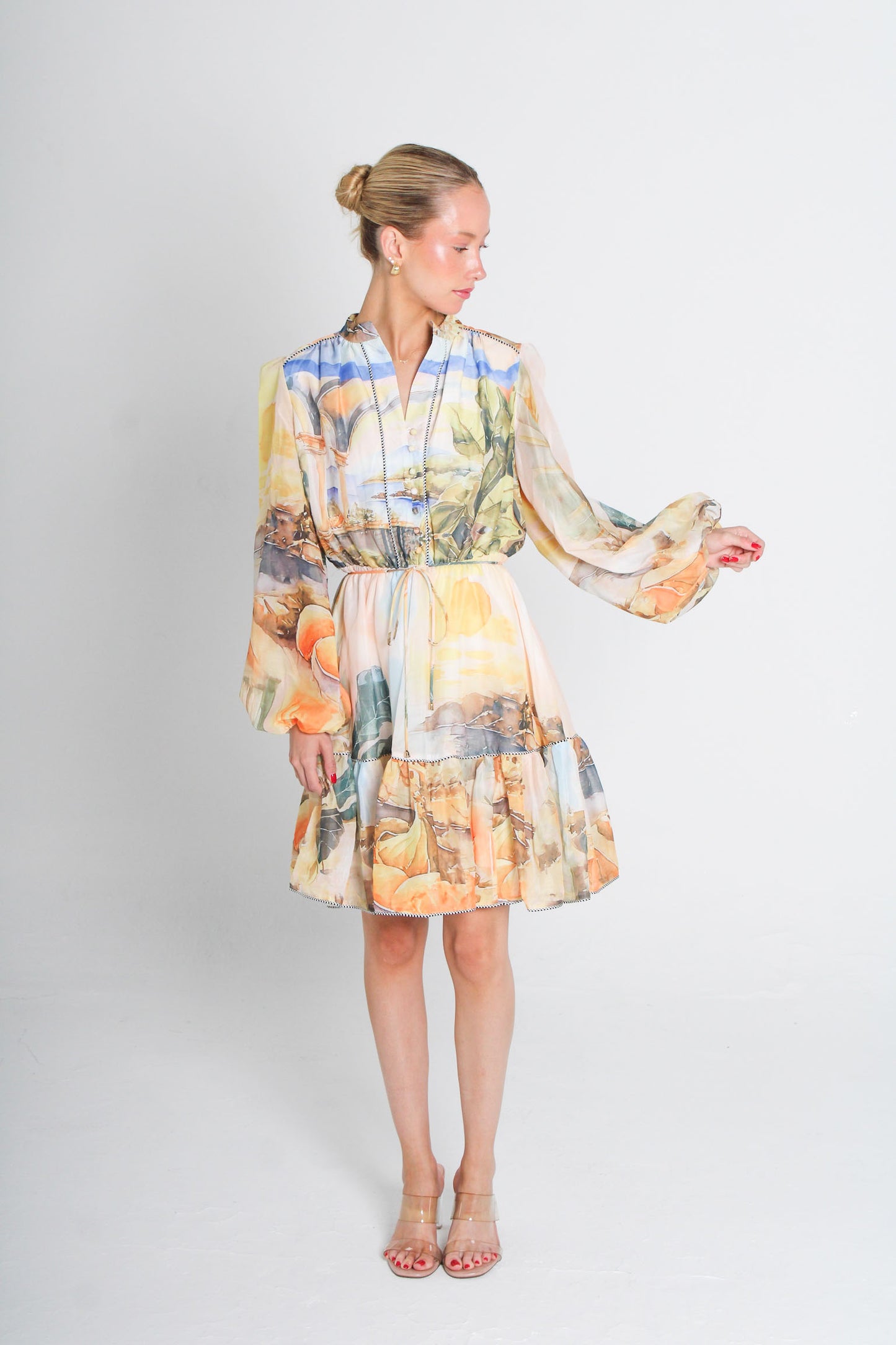 Short Print Dress