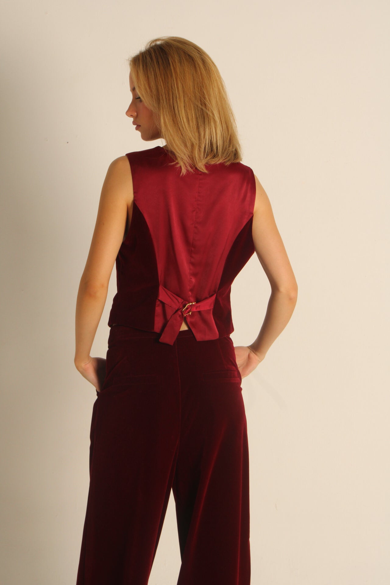 Burgundy Vest