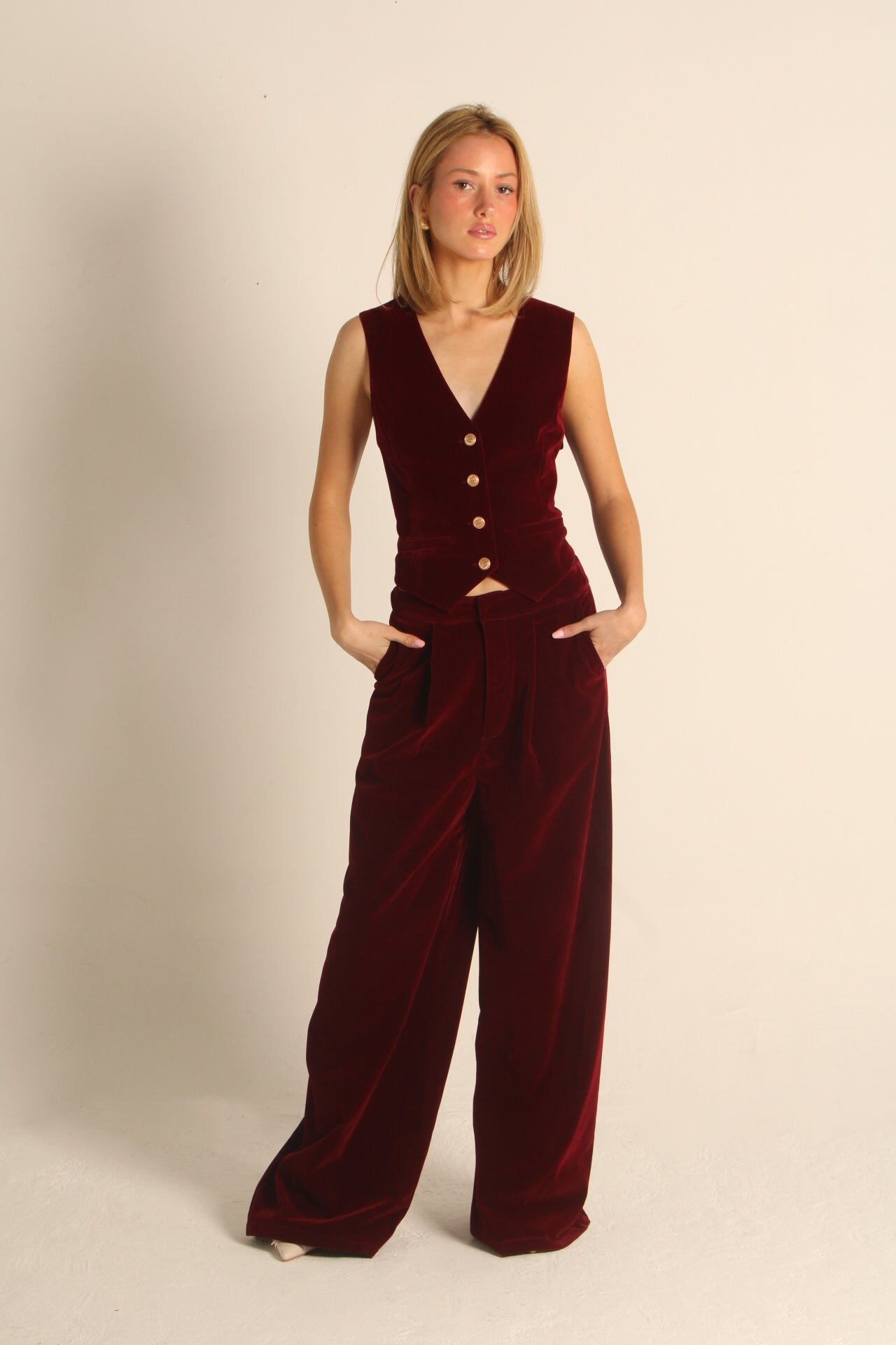 Burgundy Pants