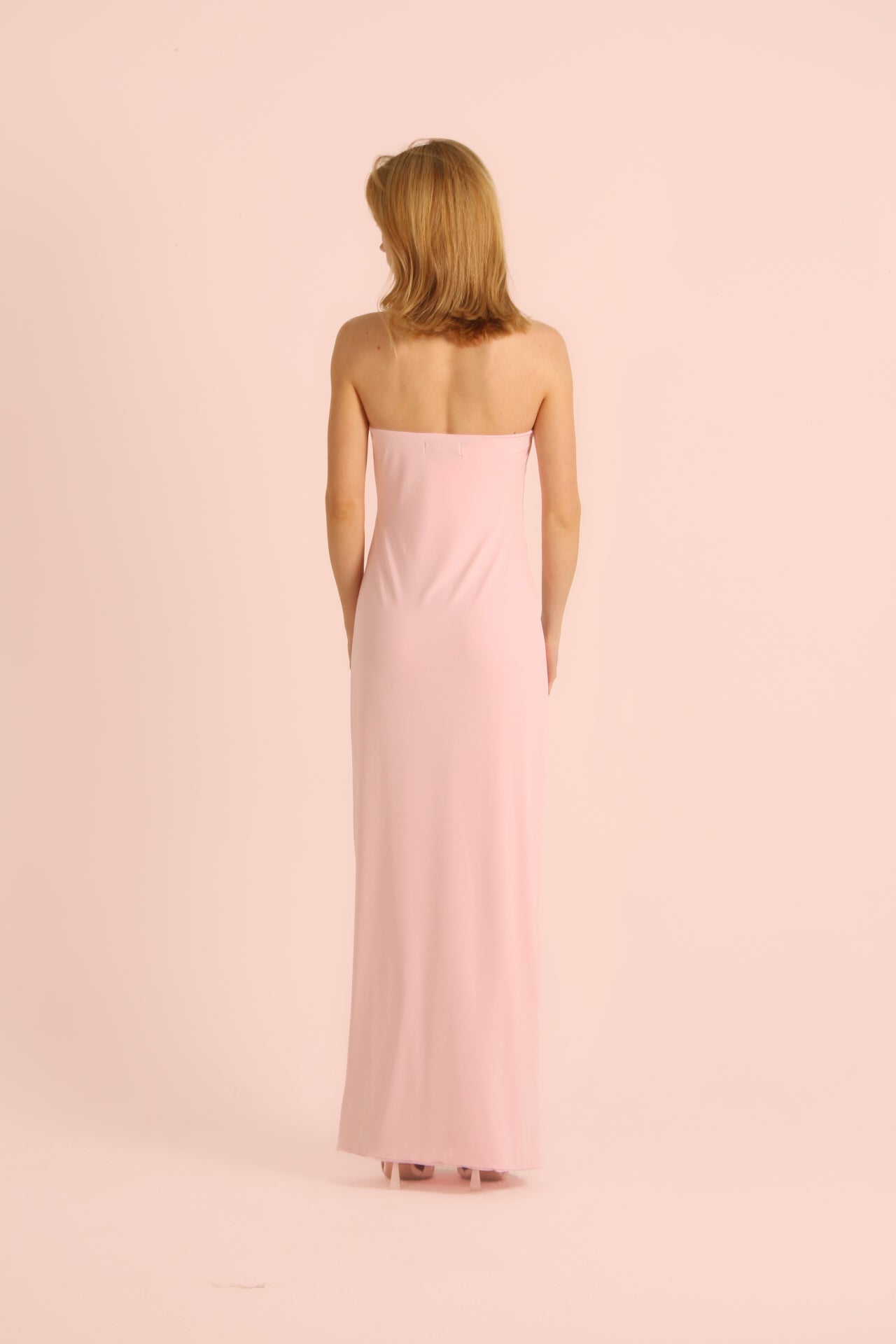 Baby Pink Long Dress PREORDEN