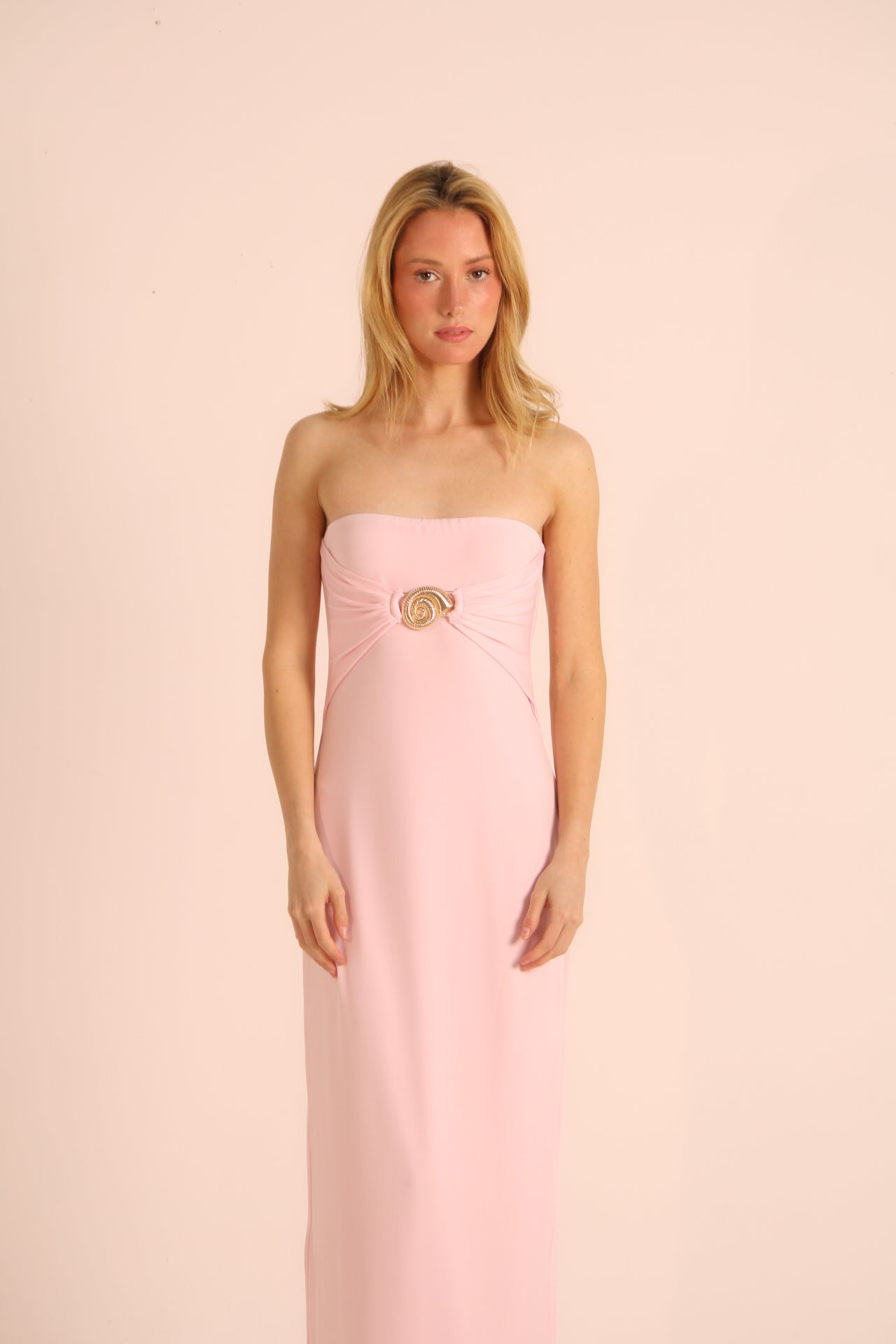 Baby Pink Long Dress PREORDEN