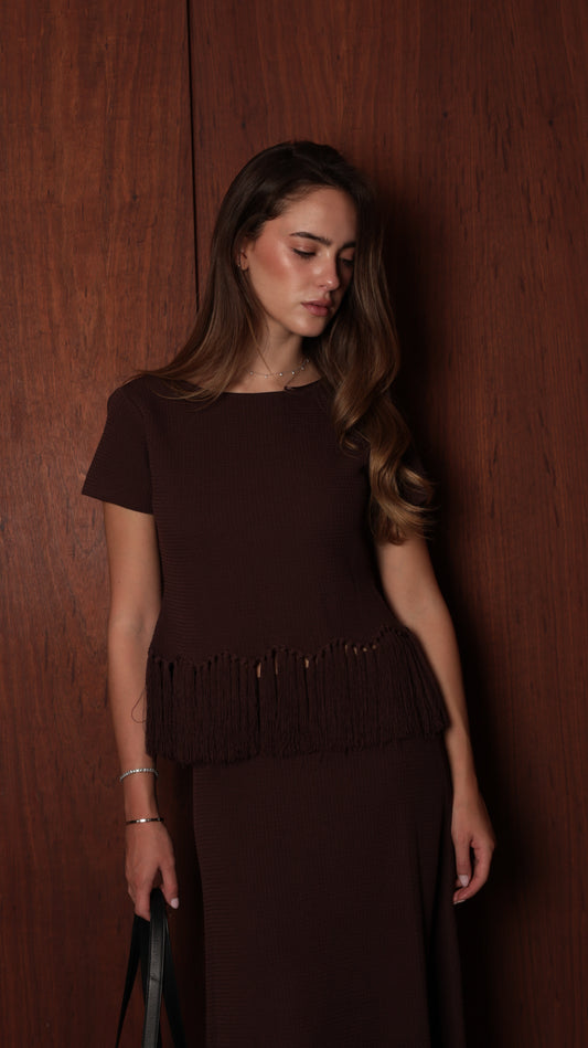 Fringe Top — Knit