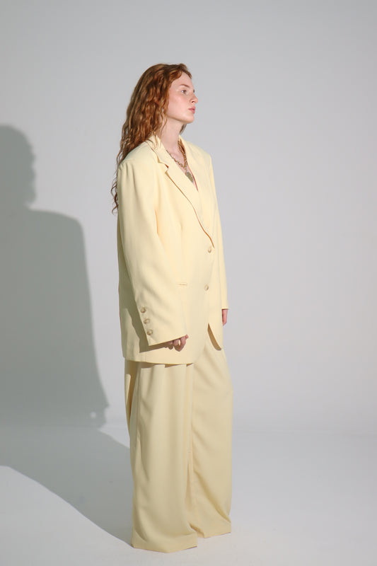 Oversized baby yellow pants