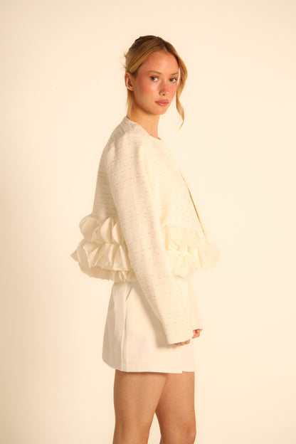 Beige Petal Bag