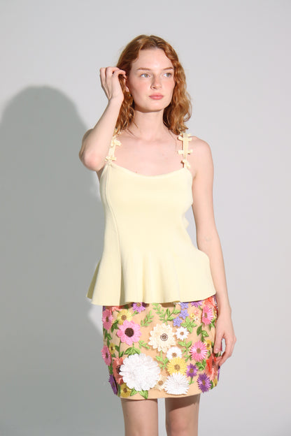Bloom petal skirt