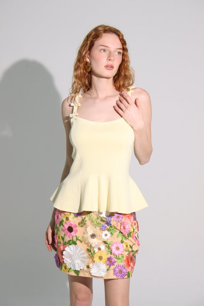 Bloom petal skirt