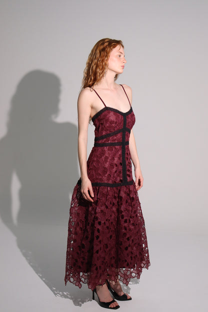 Fresh wine dress