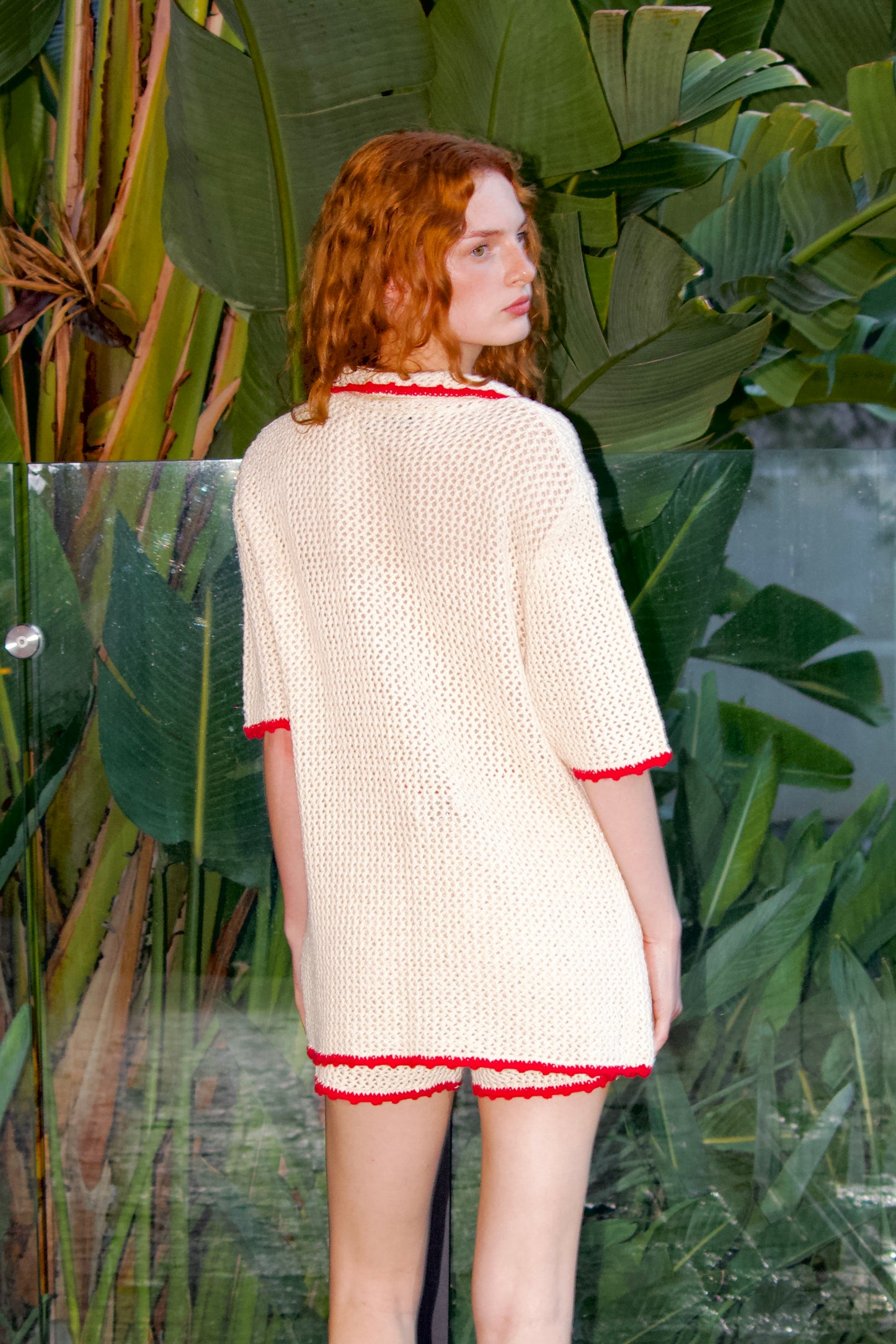Artisan Knit Contrast Shorts