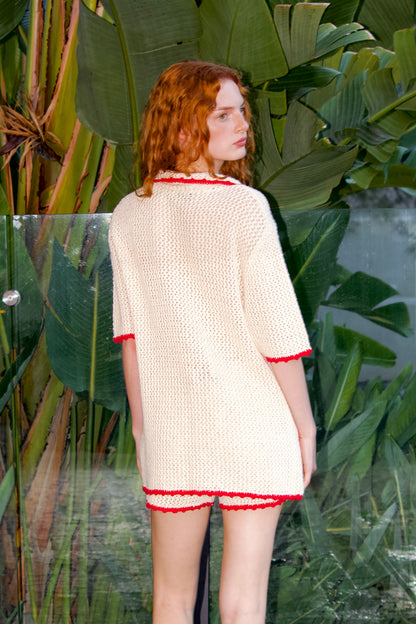 Artisan Knit Contrast Shorts