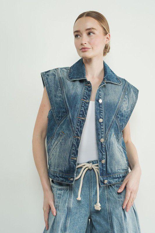 Vintage Vibe Denim Vest