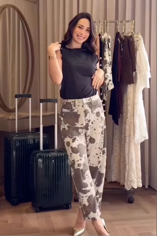Cow Print jeans