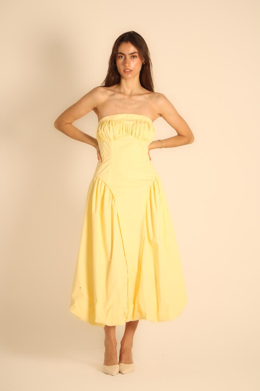 BUTTER STRAPLE DRESS