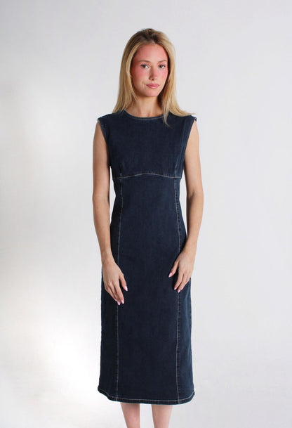 Sleeveles Denim Dress