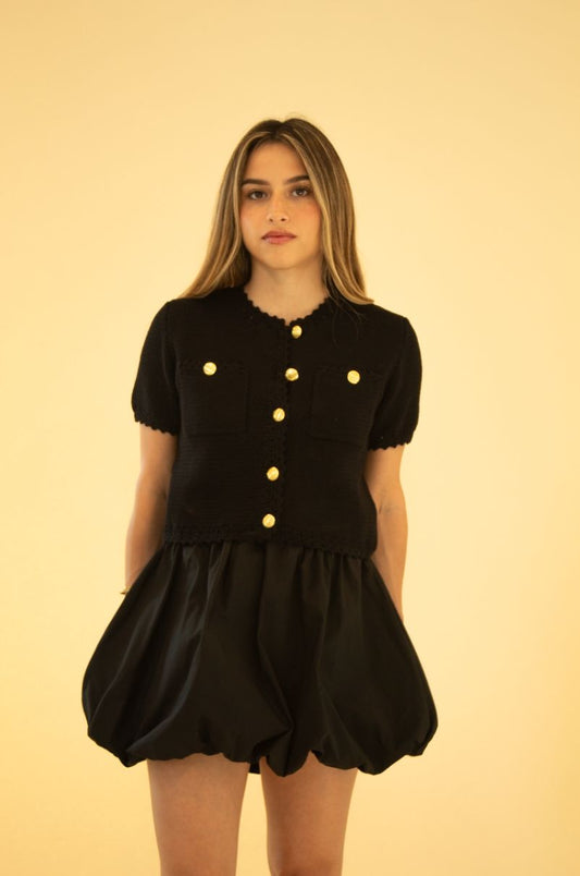 The Bouclé Knit Top