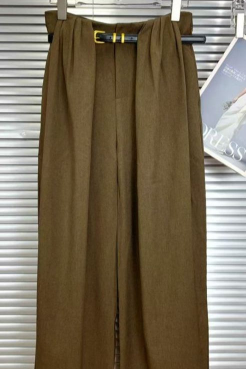 Brown Pants with Belt