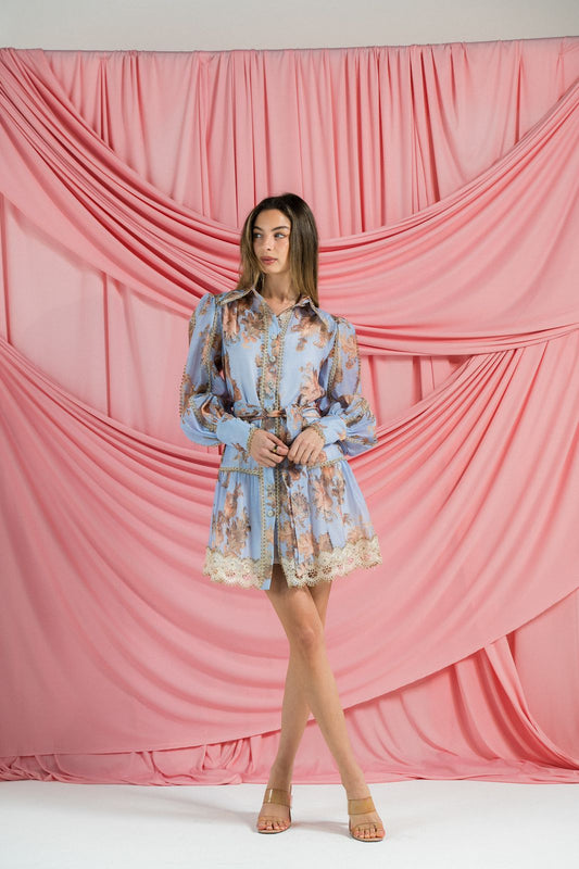 Lavender Muse Lace Dress