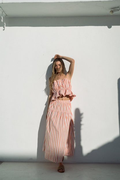 Stripes Island skirt