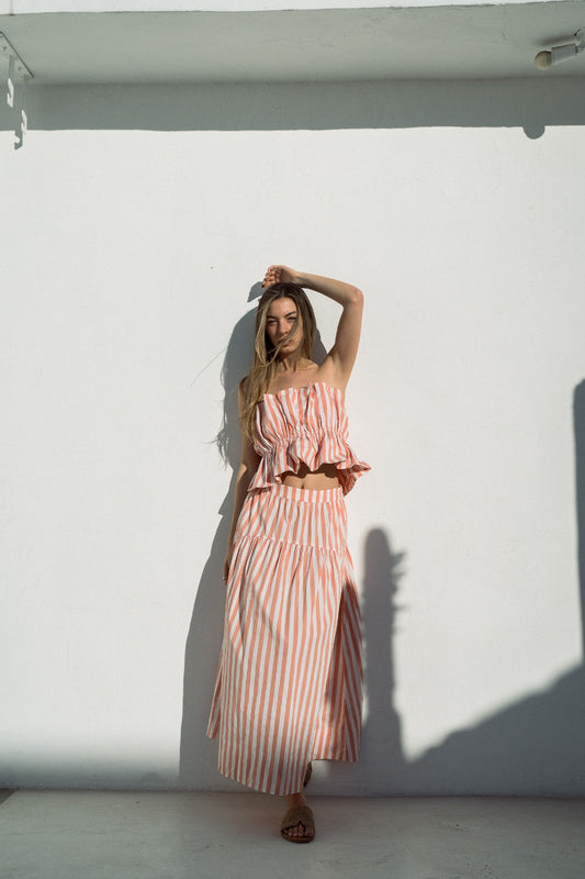 Stripes Island skirt