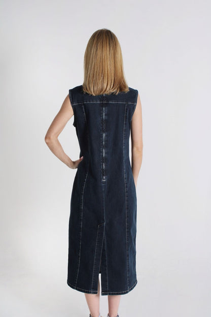 Sleeveles Denim Dress