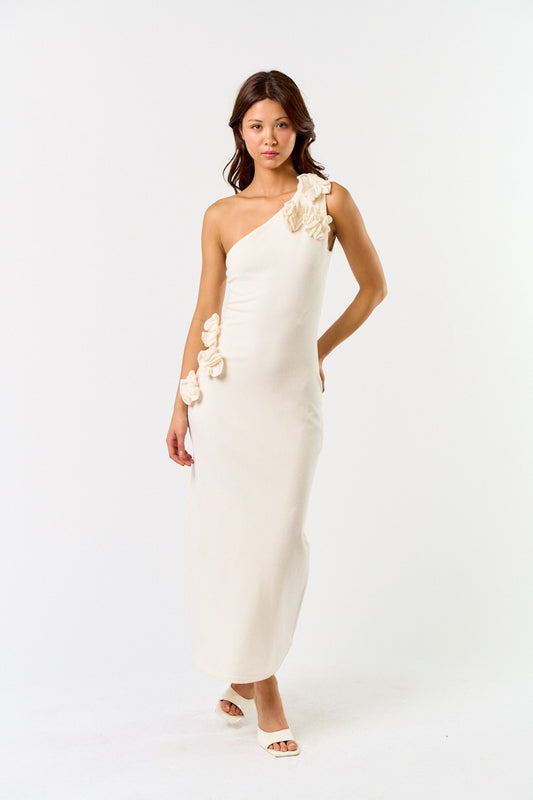 White Flower Dress