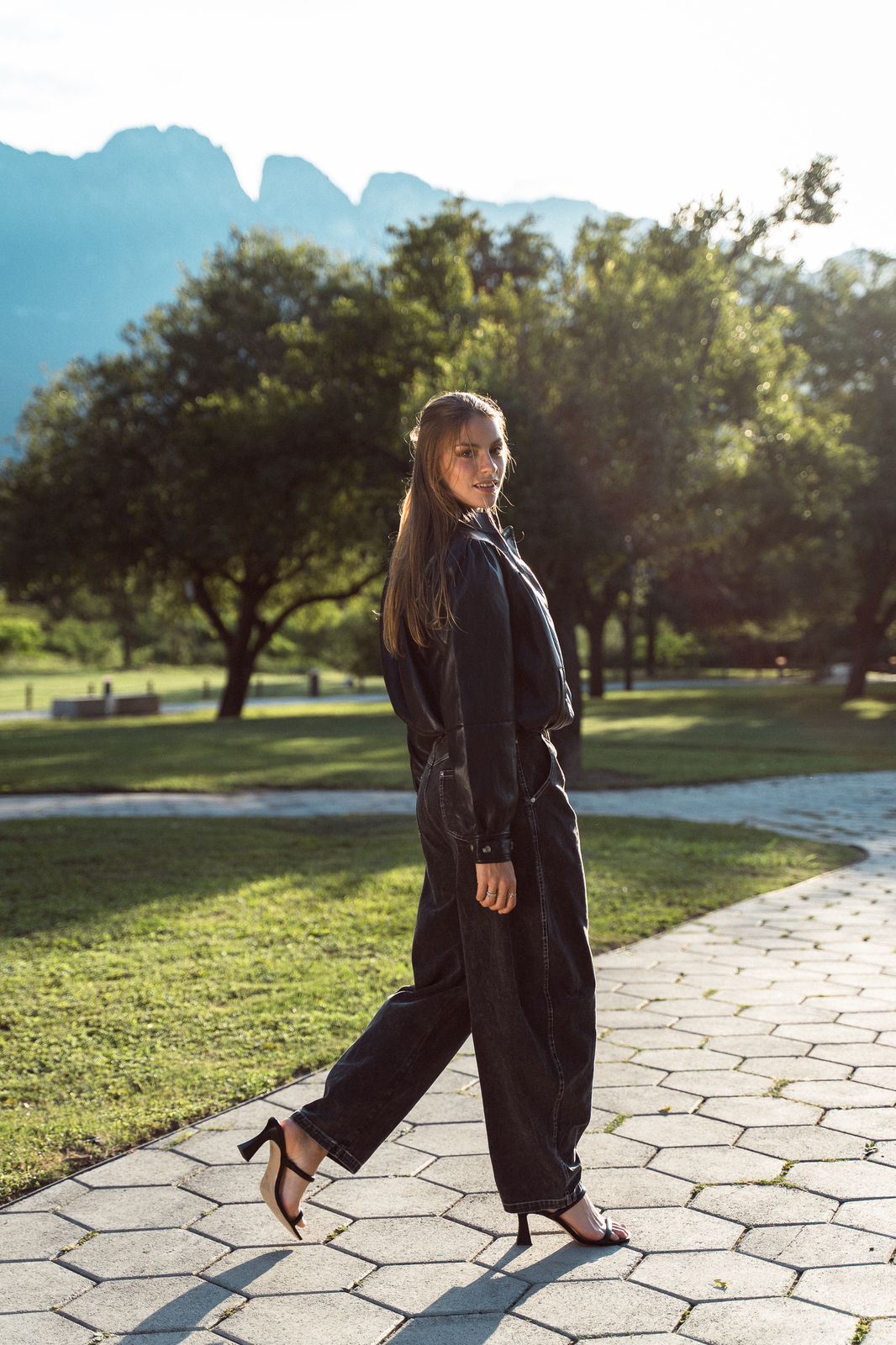 Faded Black Denim Pants