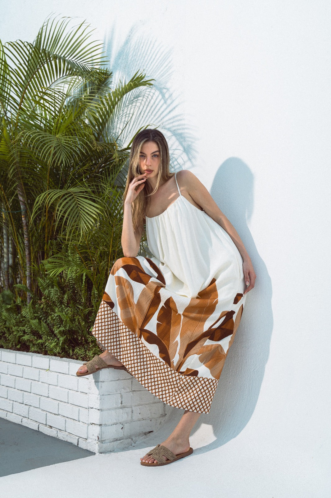 Beach linen dress