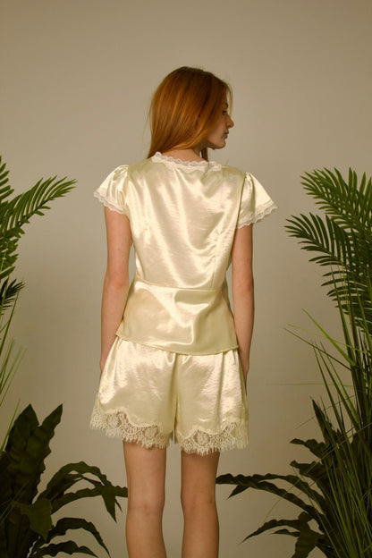 Lucia satin top