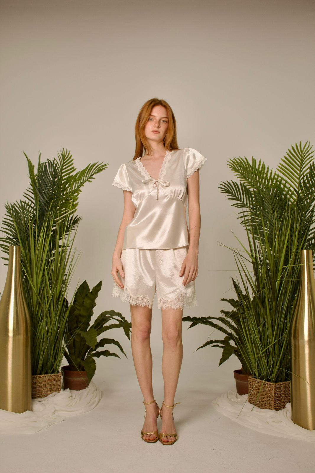 Lucia satin top